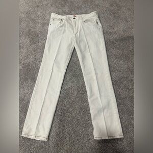 Tommy Bahama Vintage Slim Weftside Keys Denim Ivory Jeans 35x32